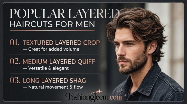 Popular Layered Haircuts for Men