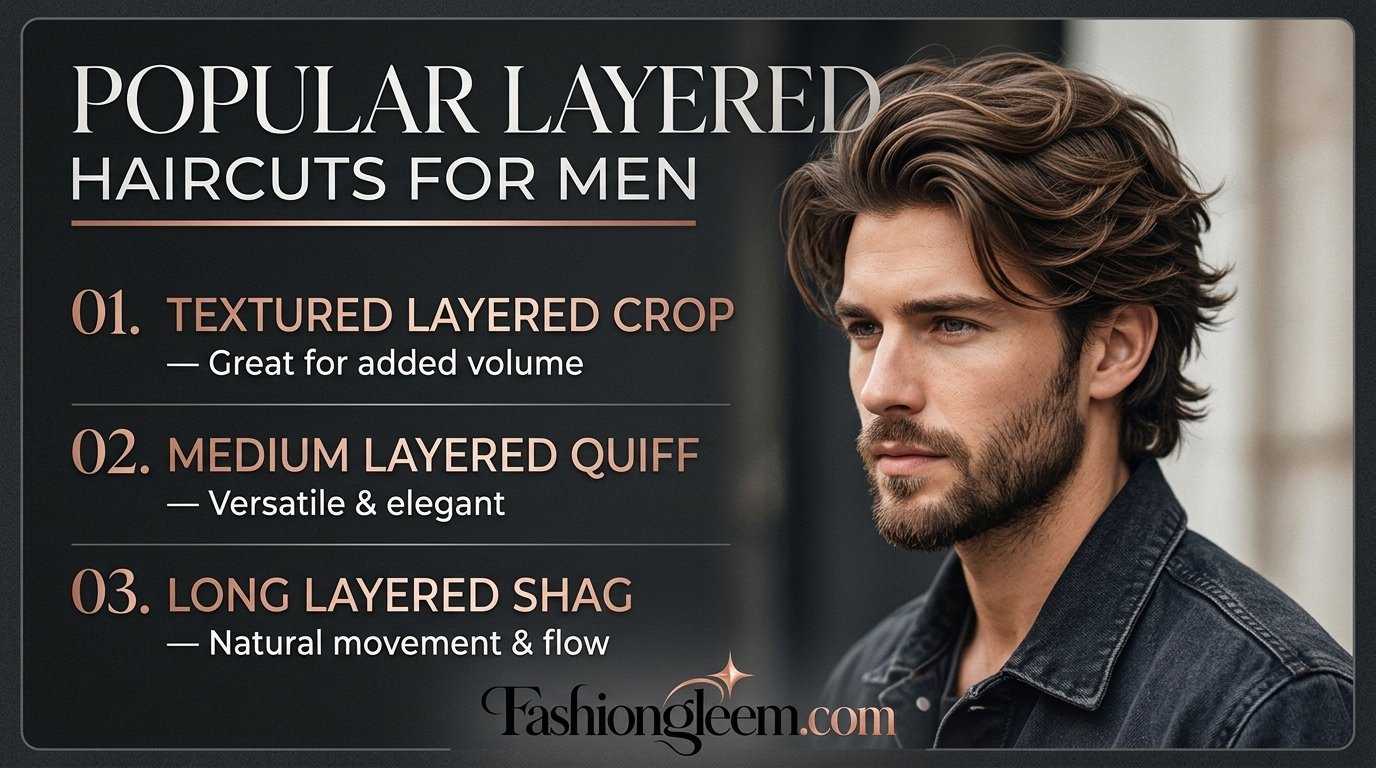 Popular Layered Haircuts for Men